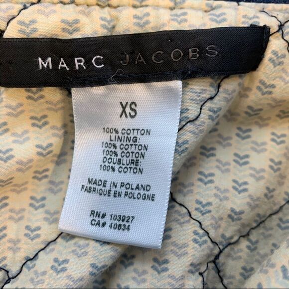 Marc Jacobs Denim Jean Kimono belted Jacket Sz XS pockets bohemian - Picture 14 of 16